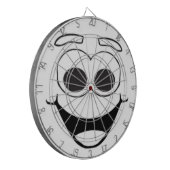 GLÜCKLICHES GESICHT DARTSCHEIBE (Vorderseite Links)