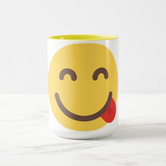 Glückliches Gesicht Emoji Tasse (Zentrum)