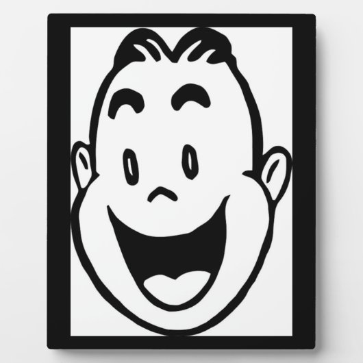 GLÜCKLICHES GESICHT FOTOPLATTE (Vorderseite)