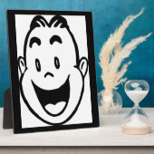 GLÜCKLICHES GESICHT FOTOPLATTE (Seite)