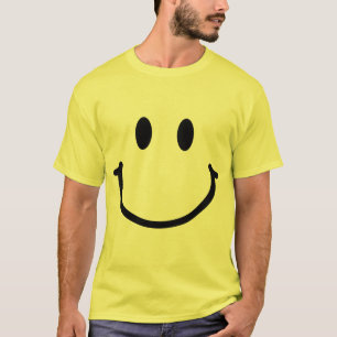 Glückliches Gesicht Gelb T-Shirt
