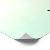 Glückliches Gesicht & glückliche Gedanken in Paste Poster (Ecke)