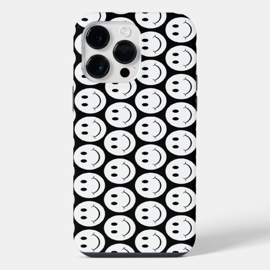 Glückliches Gesicht iPhone Hülle (Rückseite)
