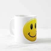 Glückliches Gesicht Kaffeetasse (Vorderseite Links)