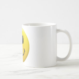 Glückliches Gesicht Kaffeetasse