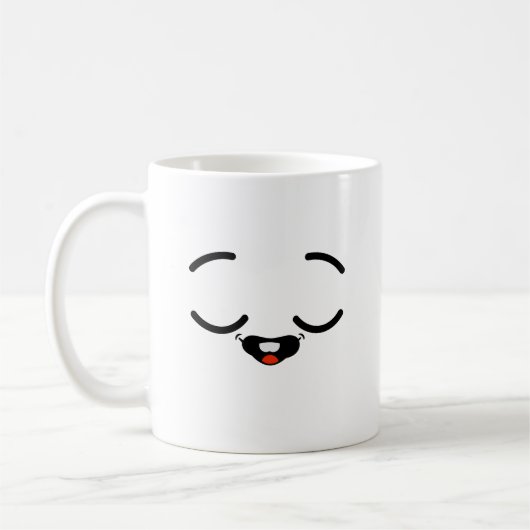 glückliches Gesicht Kaffeetasse (Links)