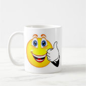 Glückliches Gesicht Kaffeetasse (Links)