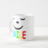 Glückliches Gesicht Kaffeetasse (Vorderseite Links)