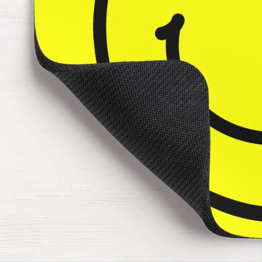 Glückliches Gesicht Mousepad (Ecke)