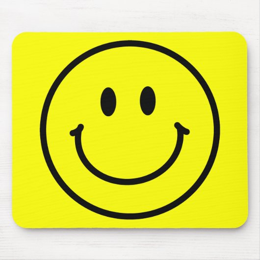 Glückliches Gesicht Mousepad (Vorne)