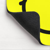 Glückliches Gesicht Mousepad (Ecke)
