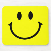 Glückliches Gesicht Mousepad (Vorne)