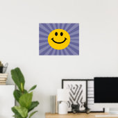 Glückliches Gesicht Poster (Heimbüro)