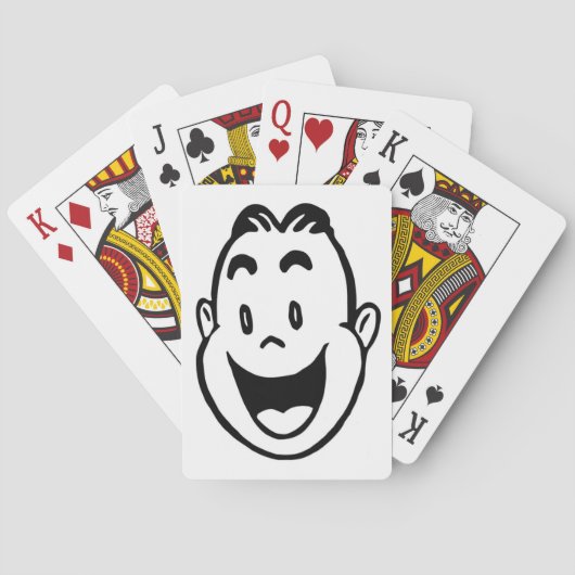 GLÜCKLICHES GESICHT SPIELKARTEN (Rückseite)