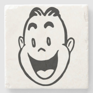 GLÜCKLICHES GESICHT STEINUNTERSETZER