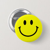 Glückliches Gesicht Symbol Button (Vorne & Hinten)