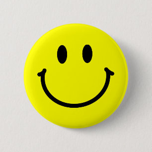 Glückliches Gesicht Symbol Button