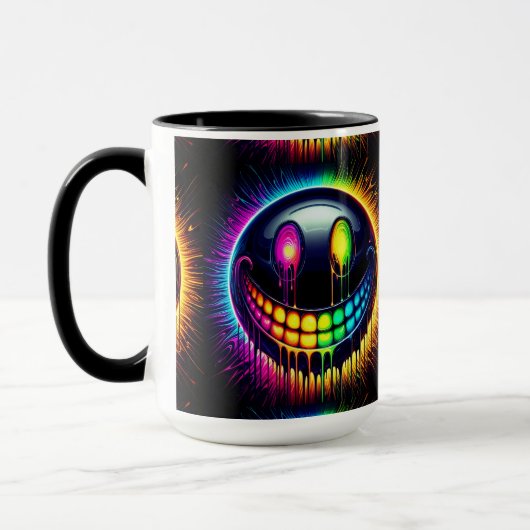 Glückliches Gesicht Tasse (Links)