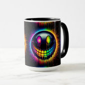 Glückliches Gesicht Tasse (VorderseiteRechts)