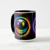 Glückliches Gesicht Tasse (Vorderseite Links)