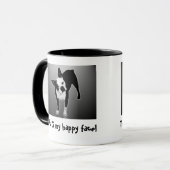 Glückliches Gesicht - Wecker-Tasse Tasse (Vorderseite Links)