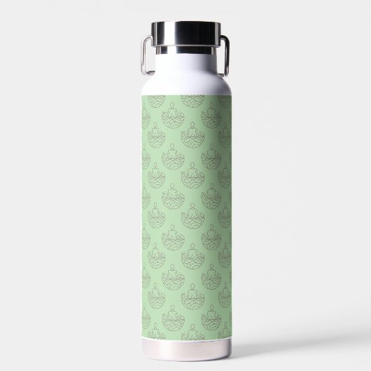 Glückliches Gesundes Zuhause! Trinkflasche (Vorne)