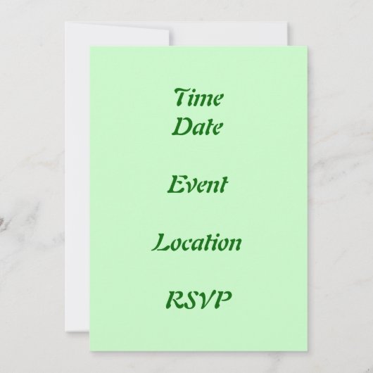 Glückliches Giraffe Einladung (Rückseite)