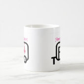 Glückliches Glamper! Kaffeetasse (Mittel)