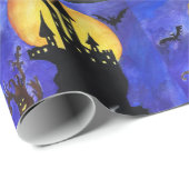 Glückliches glattes Packpapier Halloweens (Rolleneckpunkt)