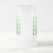 Glückliches glückliches glückliches glückliches mattglas bierglas (Mittel)