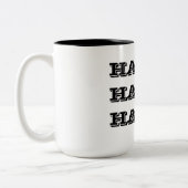 Glückliches glückliches glückliches zweifarbige tasse (Links)