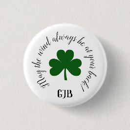 Glückliches Golf Button Button Irish Quote