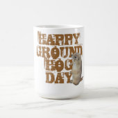 GLÜCKLICHES GROUNDHOG DAY KAFFEETASSE (Mittel)
