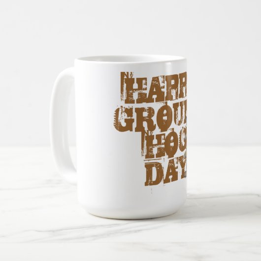 GLÜCKLICHES GROUNDHOG DAY KAFFEETASSE (Vorderseite Links)