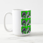 Glückliches Grün Kaffeetasse (Links)