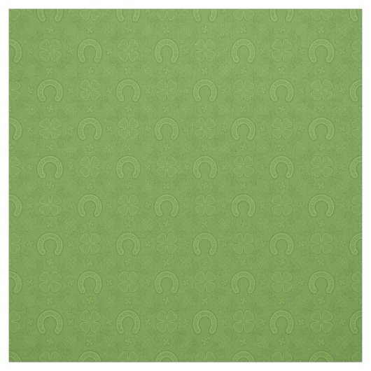 Glückliches grünes Ikonen-Muster Stoff (Muster)