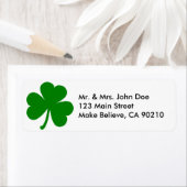 Glückliches grünes St. Patrick's Day Kleeblatt (Insitu)