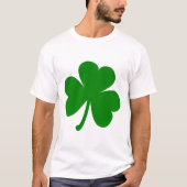 Glückliches grünes St. Patrick's Day Kleeblatt T-Shirt (Vorderseite)