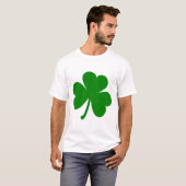 Glückliches grünes St. Patrick's Day Kleeblatt T-Shirt (Vorne ganz)