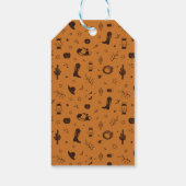 glückliches Halbbild Geschenkanhänger (Rückseite)