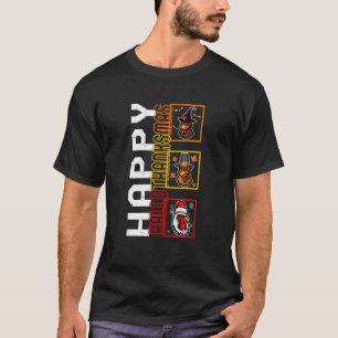Glückliches HalloDankMas Hexe Pilger Santa Huhn C T-Shirt