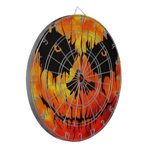 Glückliches Halloween 16 Dart Board Dartscheibe (Vorderseite Links)