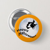 Glückliches Halloween-Abzeichen Button (Vorne & Hinten)