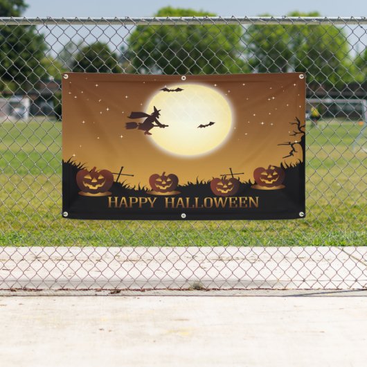 Glückliches Halloween Banner (Insitu)