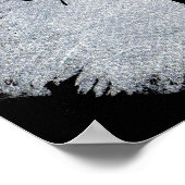 Glückliches Halloween Black Widow Spider Web Poste Poster (Ecke)