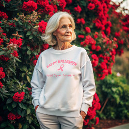 Glückliches Halloween-Brustkrebs-Bewusstsein Sweatshirt