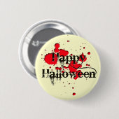 glückliches Halloween Button (Vorne & Hinten)