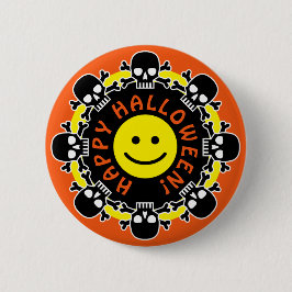 Glückliches Halloween Button
