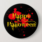 glückliches Halloween Button (Vorderseite)