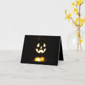 Glückliches Halloween! Eine Feiertagskarte Karte (Gelbe Blume)